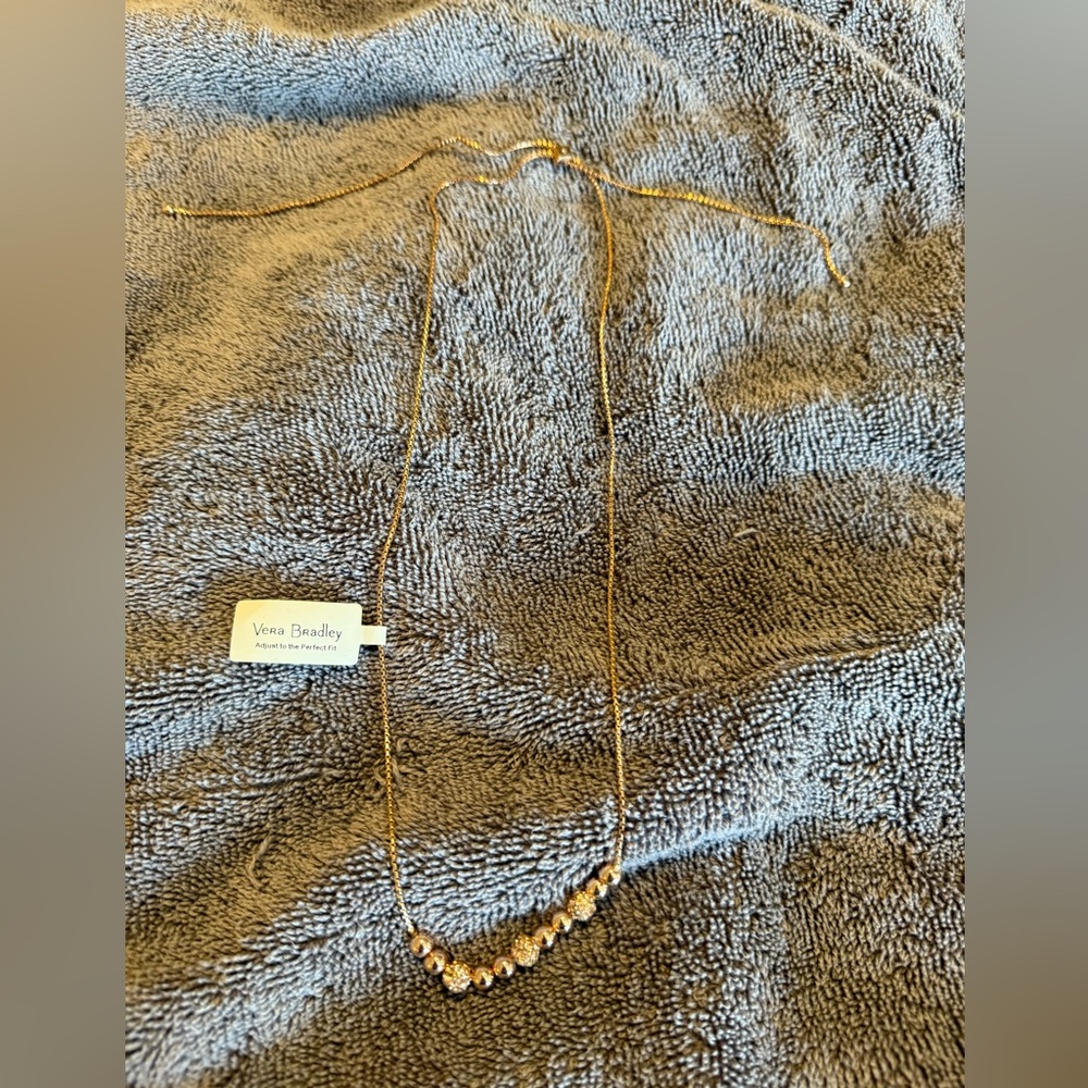 Vera Bradley Rose Gold Necklace Elegant Jewelry